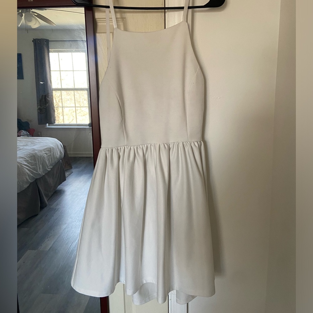 White Spaghetti Strap Dress